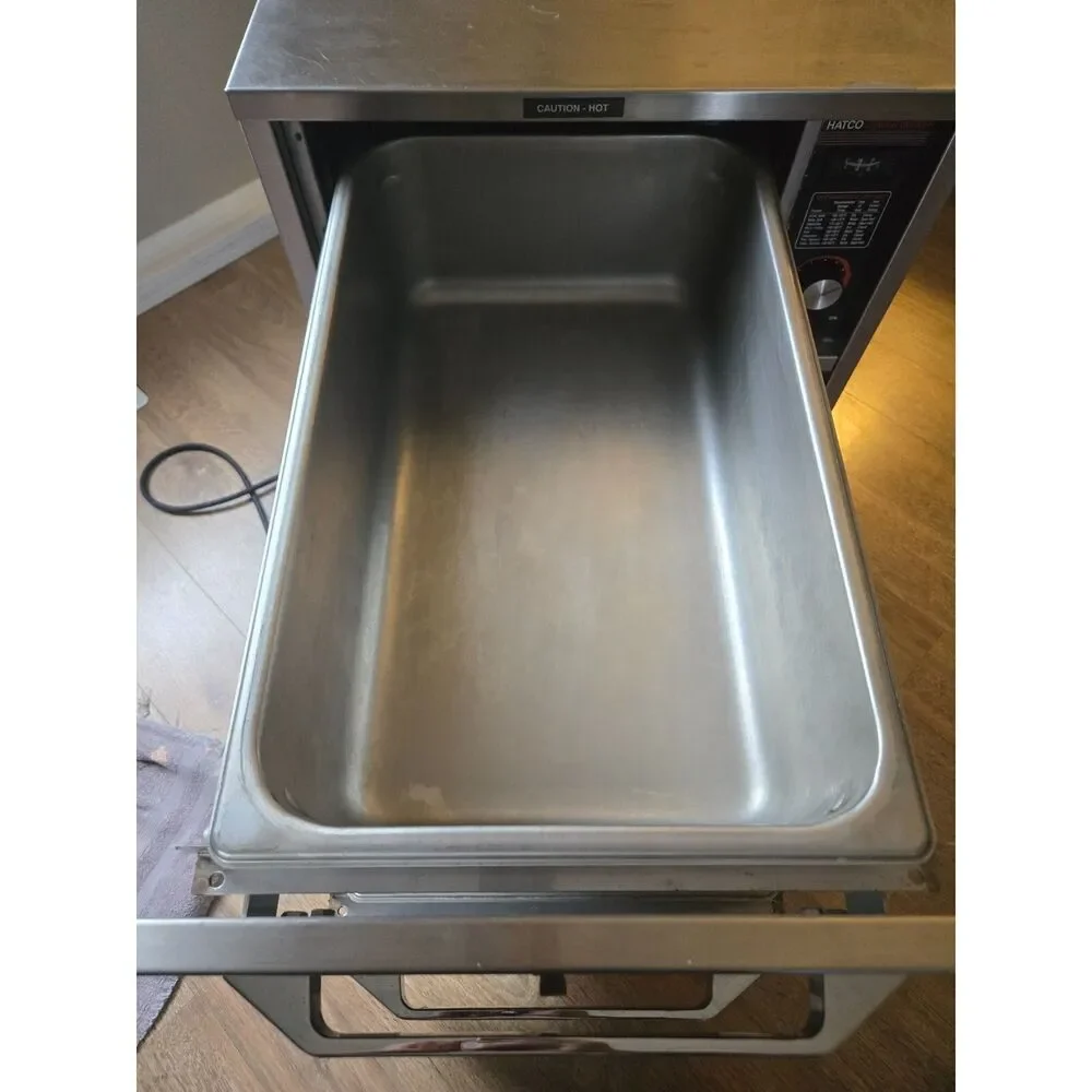 HATCO HDW-2N-S Stainless Steel Portable Electric 2 Drawer Food Warmer TESTED